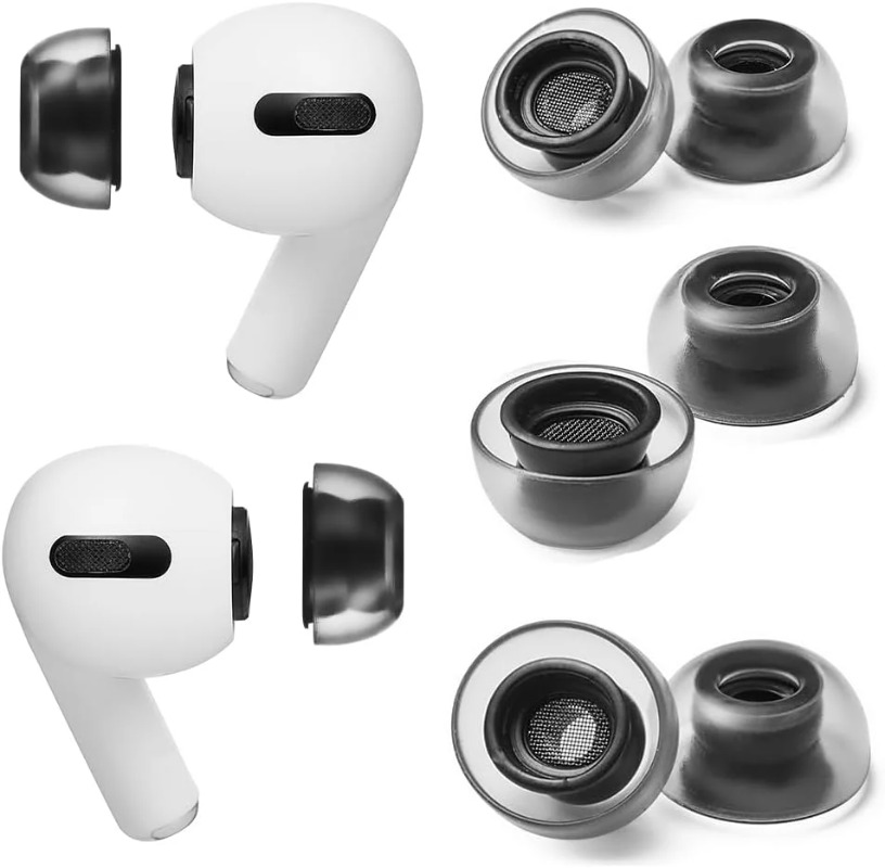 Portable Wifi Hotspot - AZLA クリスタル製 AirPods Pro用イヤーチップ、滑り止め、脱落防止、粘着性のあるイヤープラグ、AirPods Pro 1/2/3対応