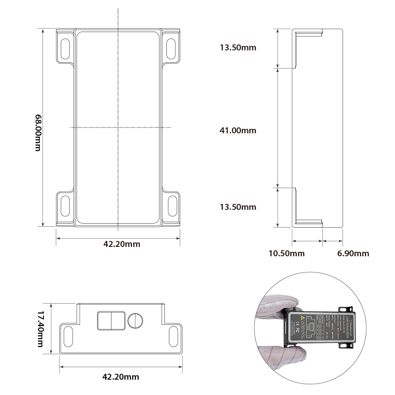 Laser Distance Measure - 新型LDL-P4 TTL出力レーザー距離測定センサー 20m 工業用グレード レーザー距離センサー フォークリフト用