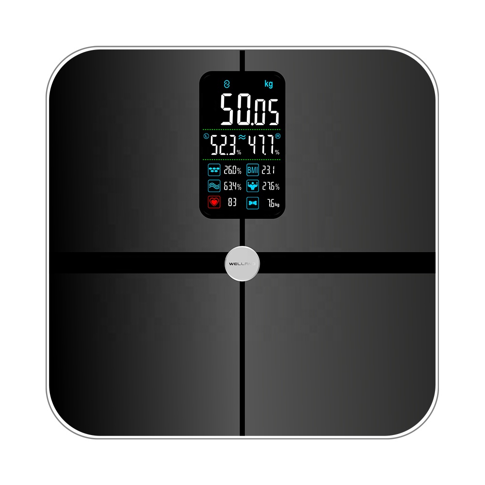 Body Fat Scale Smart - スマート電子スケール ミニ格安体脂肪組成計 電子スケール 中古体重計 心拍計付き体重計