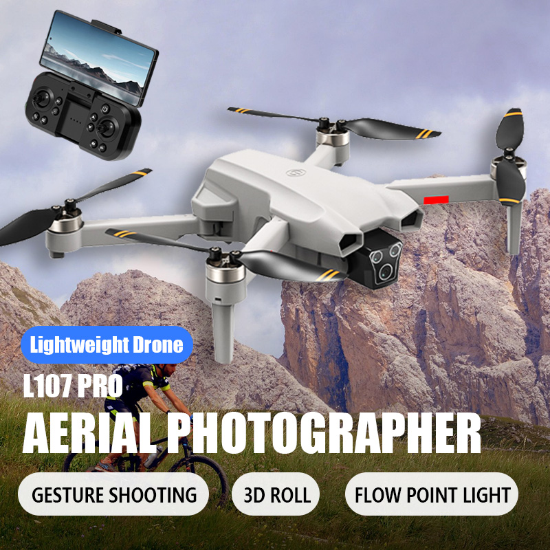 Electronics And Gadgets With H - L017 Proドローン ミニ折りたたみ式クアッドコプター 8KプロフェッショナルHD 360 °