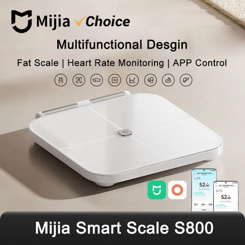 Body Fat Scale Smart - Mijia スマートスケール S800 8電極体組成計 Mi ファットスケール