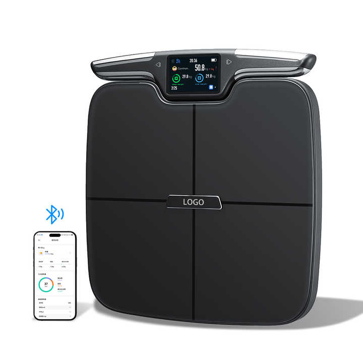 Body Fat Scale Smart - 体重計、8電極体組成計（BMI、体脂肪、筋肉量測定）、充電式体脂肪計