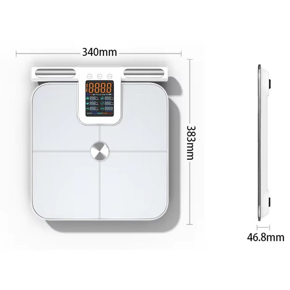 ハンドル付きのスマート体脂肪計,デジタル体重計,24の正確な - Body Fat Scale Smart のレビューと価格