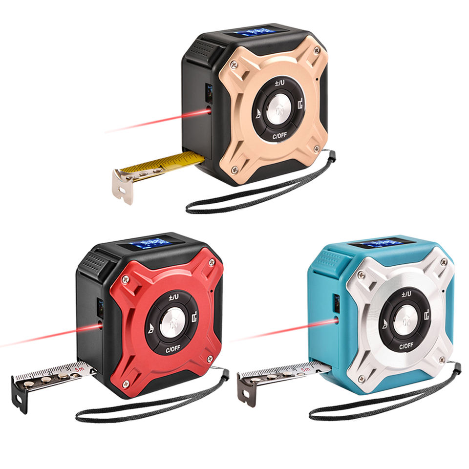 新型ミニレーザーテープメジャー 3in1 USB 40m デ - Laser Distance Measure のレビューと価格
