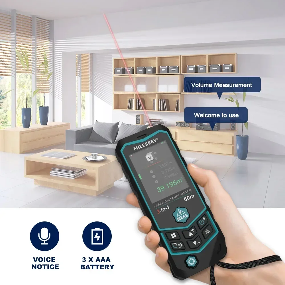 Mileseey R2B 60M USB充電式 3in1多機 - Laser Distance Measure のレビューと価格