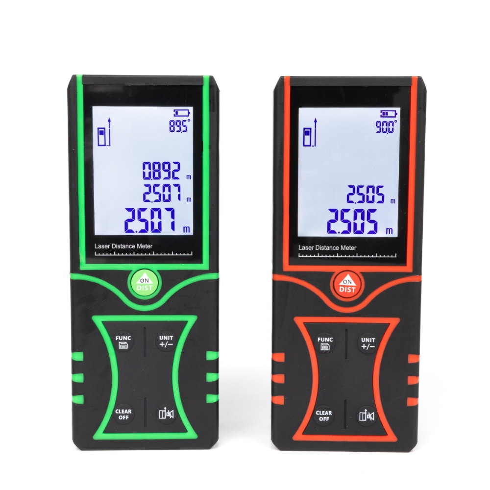 モデルGS-16 工業用赤色レーザーテープメジャー 120m - Laser Distance Measure のレビューと価格