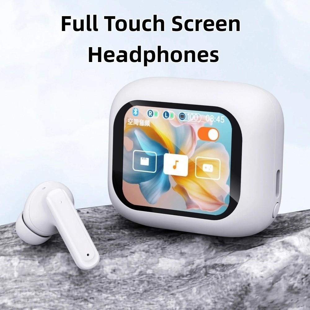 Bluetooth 5.4 フルタッチスクリーン搭載 スマー - Earbuds Anc Wireless のレビューと価格