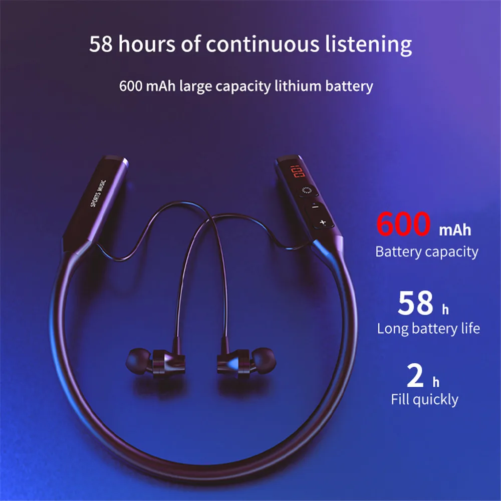 Bluetooth 5.0 イヤホンネックバンドヘッドセット - Earbuds Anc Wireless のレビューと価格