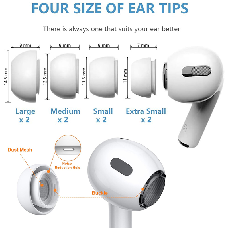 KUTOU 液体シリコンイヤーチップ 4ペア Airpods - Portable Wifi Hotspot のレビューと価格