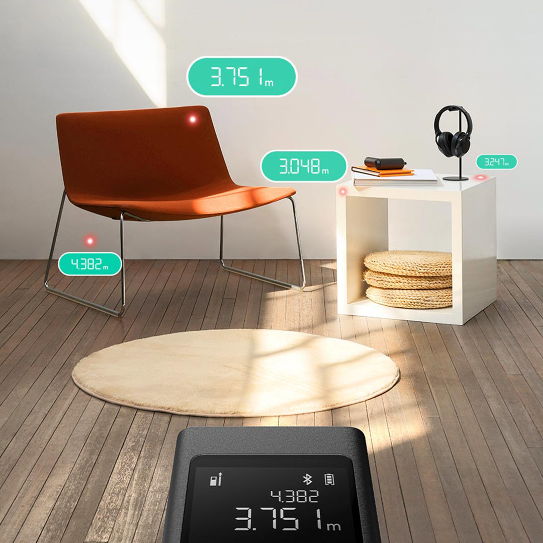 Xiaomi Mi スマートレーザー距離計 リアルタイム距離 - Laser Distance Measure のレビューと価格