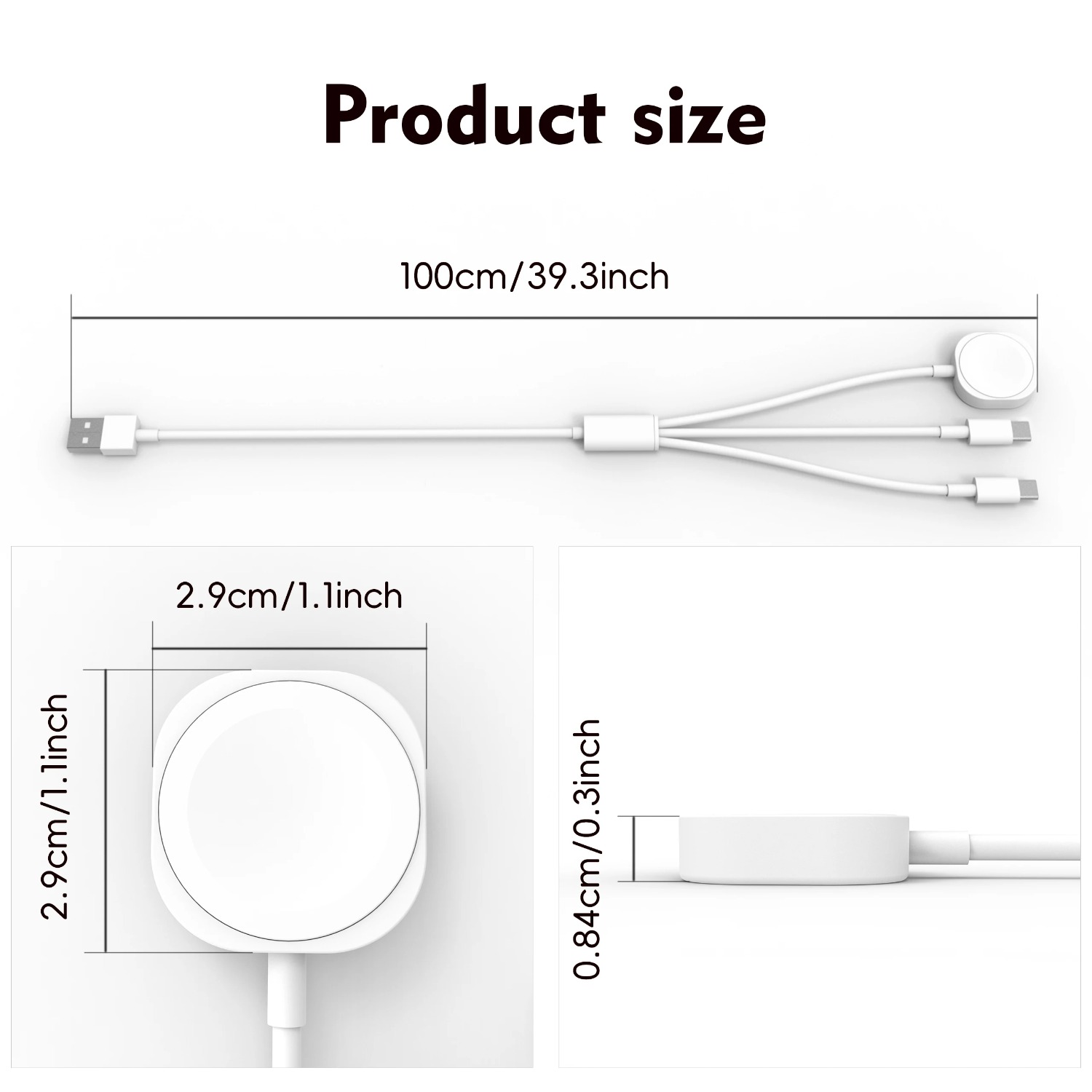3 in 1 マグネット式腕時計充電器、iWatch 11  - Portable Wifi Hotspot のレビューと価格